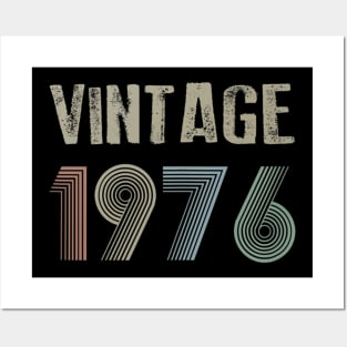 Vintage 1976 44rd Birthday Gift idea Men Women Posters and Art